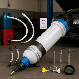 Pompe à fluide de transmission automatique Vevor 1,5 L, système de remplissage manuel ATF, extracteur et distributeur d'huile, outil d'entretien automobile - Product Image 2