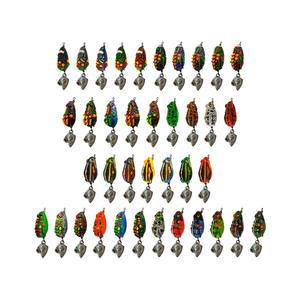 Leurre de pêche artificiel en <span class=keywords><strong>latex</strong></span> souple bionique de haute qualité, 4 cm, 7 g, flottant en surface, pour la pêche à la truite, au brochet, au poisson-serpent, au poisson-chat - 10 pièces/sac - Product Image 5