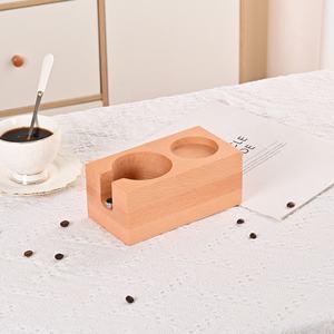 พร้อมจัดส่ง ที่จัดระเบียบอุปกรณ์<span class=keywords><strong>กาแฟ</strong></span>ไม้วอลนัทและไม้บีช แท่นวางอุปกรณ์<span class=keywords><strong>กาแฟ</strong></span>ไม้ สำหรับเครื่องชงกาแฟเอสเพรสโซ - Product Image 5