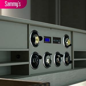 Armario de Madera Moderno y Elegante, Vestidor, Armario Portátil Alto de Lujo en Verde Menta, Muebles de Dormitorio - Product Image 2