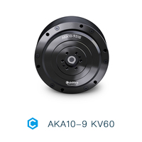 Actionneur robotique à couple élevé AKA10-9 KV60 CubeMars 53 Nm, charge radiale de 50 kg pour robots à roues AGV, moteur FOC à commande MIT/Servo