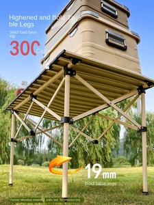<span class=keywords><strong>Table</strong></span> de <span class=keywords><strong>camping</strong></span> en plein air pliable légère à vendre chaude <span class=keywords><strong>Table</strong></span> de <span class=keywords><strong>camping</strong></span> en acier stable portable pour pique-nique - Product Image 4