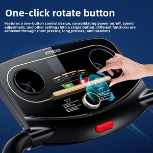 Tapis roulant intelligent électrique pliable portable de haute qualité avec absorption des chocs, moteur 2.0HP, programmes d'exercices pour la perte de poids - Product Image 3