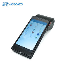 Wisecard All-in-One <span class=keywords><strong>POS</strong></span> T80 Thermo druck Biometrischer Finger abdruck 5,5-Zoll-Touchscreen MSR IC NFC Android Smart <span class=keywords><strong>POS</strong></span>-Terminal - Product Image 3