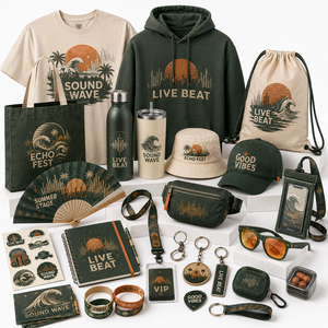 Kit d'Articles Personnalisés pour Événements : Cadeaux de Soutien pour Fans, Baguettes Lumineuses pour Festivals de Musique, Doigts en Mousse, Drapeaux, Serviettes de Rallye, Autocollants – Promotion en Gros - Product Image 3