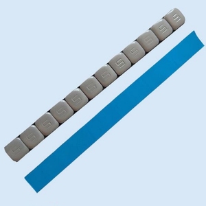 <span class=keywords><strong>Poids</strong></span> d'équilibrage pour pneus de voiture, camion et <span class=keywords><strong>moto</strong></span>, adhésion forte, 5g, 12 unités, noir/gris - Product Image 4