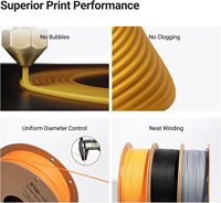 Nouveau filament PLA mat Snapmaker 1,75 mm RFID pour imprimante 3D U1, impression haute vitesse 300 mm/s