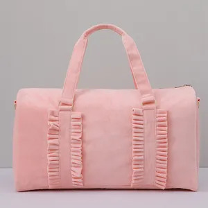थोक लक्जरी कस्टम व्याकुल गुलाबी यात्रा व्याकुल बैग के लिए महिला व्याकुल Weekender बैग