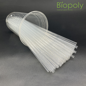 Dùng một lần PLA uống rơm rõ ràng compostable không Màu ống hút tùy chỉnh phân hủy sinh học rơm - Product Image 3