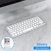 Juego de Teclado y Ratón Inalámbricos a Precio de Fábrica, para Computadora de Escritorio, Hogar, Oficina, Juegos, Profesional, 2.4G+BT, Modo Dual, 78 Teclas