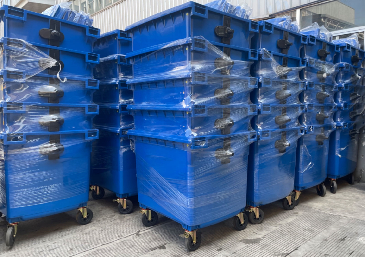 ZEPC 1100L & 660L Plastic Garbage Bins - Sustainable & Durable
