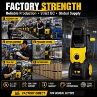 Nettoyeur haute pression électrique portable 1800W 2000PSI 220V avec fonction d'arrêt automatique pour le nettoyage des voitures, des maisons, des jardins et des patios