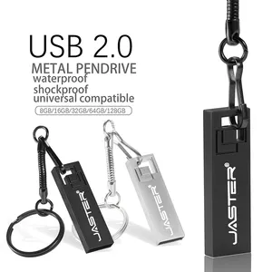 Biểu tượng tùy chỉnh Mini Pen Drive 128Mb 1GB 2GB 4GB 8GB 16GB 32GB USB Stick Kim Loại Pendrive 64GB USB Flash Drive đĩa