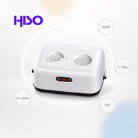 Séchoir à linge portable compact avec chauffage PTC 600W 220V, minuterie 241 à 480 min, capacité 5 à 10 kg, pour la maison, les voyages, les dortoirs et les hôtels