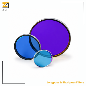 Filtro Óptico de Paso Corto UV Personalizado, Filtro de Borde Dieléctrico con Bloqueo <span class=keywords><strong>Visible</strong></span> para Imágenes <span class=keywords><strong>y</strong></span> Detección de Fluorescencia - Product Image 1