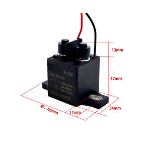 Relais électromagnétique haute tension 150A DC, DC12V24V48V72V, charge moteur, contacteur E150-012-1H-UC - Product Image 5
