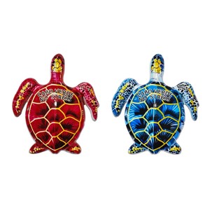 Aimants de réfrigérateur imprimés UV en gros d'usine, souvenirs de voyage personnalisés, aimants de réfrigérateur 3D en résine tortue de mer - Product Image 4