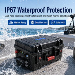 Batería Portátil de Ciclo Profundo LiFePO4 de 12.8V 25.6V, 50Ah 100Ah 200Ah 300Ah para Barco, Kayak, Yate, Motor Marino - Product Image 4