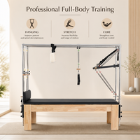 Venta al por Mayor de Pilates Cadillac de Madera de Roble Sólido Profesional, de Primera Calidad, Ecológico, con Diseño Personalizado, Cumple con el Estándar CE