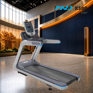 ลู่วิ่งไฟฟ้าเชิงพาณิชย์ รุ่น MND X500A พร้อมหน้าจอ LED สำหรับใช้ในสตู<span class=keywords><strong>ดิ</strong></span><span class=keywords><strong>โอ</strong></span><span class=keywords><strong>ส่วน</strong></span>ตัว อุปกรณ์ออกกำลังกายที่ทนทานและแข็งแรงสำหรับยิม - Product Image 1