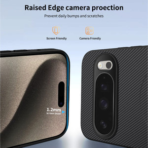 Funda Trasera Magnética de Cuero con Textura de Fibra de Carbono Mate para Google <span class=keywords><strong>Pixel</strong></span> 10 Pro XL 10 Pro, Funda de <span class=keywords><strong>Carga</strong></span> <span class=keywords><strong>Inalámbrica</strong></span> 8A 7A <span class=keywords><strong>6A</strong></span> 7 8 Pro - Product Image 5