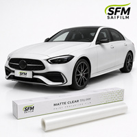 Película de Protección de Pintura TPU de 7.5mil, Autoadhesiva, Hidrofóbica, de Alto Brillo, para el Exterior de Automóviles