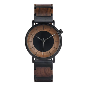 Montres à quartz ultra-minces de qualité supérieure pour hommes et femmes <span class=keywords><strong>Montre</strong></span>-bracelet de luxe en métal et bois au design simple Vente en gros de bracelets en acier inoxydable - Product Image 1
