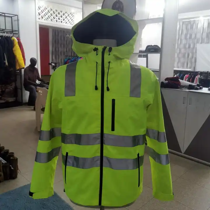 factory reflective high vision safety jacket
