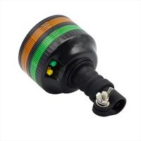 Feux de signalisation LED bicolores ambre-vert 48W certifiés ECE R10 CE ROHS, 12-24V, avec fixation flexible par broche, pour tracteur