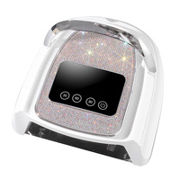 Lámpara de Uñas LED UV con Batería Recargable, Uso Inalámbrico y Pantalla de Diamante, Funciona con Todas las Marcas de Esmalte en Gel
