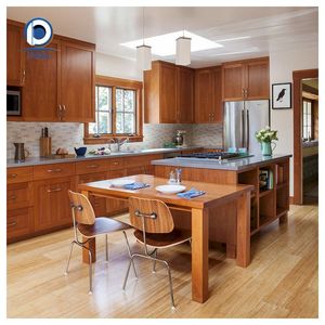 Armoire <span class=keywords><strong>de</strong></span> <span class=keywords><strong>cuisine</strong></span> en bois massif au design contemporain avec accessoires haut <span class=keywords><strong>de</strong></span> gamme et configuration <span class=keywords><strong>de</strong></span> rangement flexible - Product Image 6