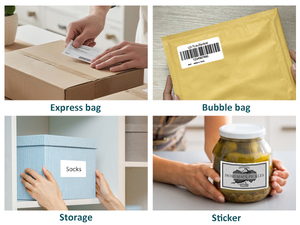 Étiquettes vierges en papier synthétique 4"x6" faciles à décoller et à déchirer sans résidu, surface inscriptible pour l'expédition et l'inventaire - Product Image 6