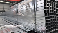 Tubo de Acero Cuadrado ERW ASTM A36 de Alta Calidad 20x20, Material de Construcción, Tubería Estructural con Certificación JIS