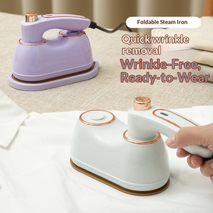 Mini <span class=keywords><strong>Fer</strong></span> à Repasser Électrique Portable, Défroisseur Vapeur 40W Anti-Brûlure à Sec, Machine à Repasser Rotative pour la Maison - Product Image 2