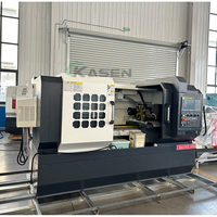 Tour CNC à lit plat pour métaux, système FANUC, 8 stations d'outillage, modèles CK6150 et CK6180, fabrication chinoise