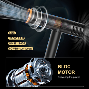 Secador de Cabelo Profissional Iônico VGR V-427 com Motor BLDC Potente de 110.000 RPM e Alta Velocidade - Product Image 5
