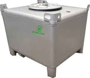 Wanlong aço inoxidável 550gal 350gal IBC tote tanque recipiente químico tanque