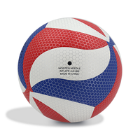 Bola Voli Welstar Ukuran Resmi 5 Berlapis PU Pola Sarang Lebah, Bladder Karet Sentuhan Lembut, Bola Latihan Pertandingan, Logo Kustom OEM