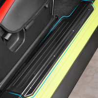 Pour adapté pour Suzuki Jimny modifié bande de seuil de porte Anti-bande de roulement bienvenue pédale marchepied accessoires extérieurs