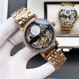 High-<b>end</b> Original Top-quality Fully Automatic Mechanical Movement Simple Men's Watch Stainless Steel Pointer Alloy Band Pateks - Product Image 1