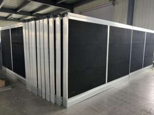 Hühnerfarm schwarzfarbige Kunststoff-Kühlpad mit Aluminiumlegierung-PVC-Rahmen für Hühner-/Broiler-Farmzubehör - Product Image 6