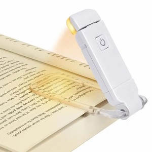 USB充電式 ポータブルLEDブックライト 読書灯 アイケア機能付き ベッドサイドランプ - Product Image 1