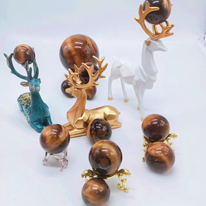 All'ingrosso sfere di cristallo di alta qualità naturale occhio di tigre sfera di pietra cristallo curativo <span class=keywords><strong>per</strong></span> la decorazione - Product Image 4