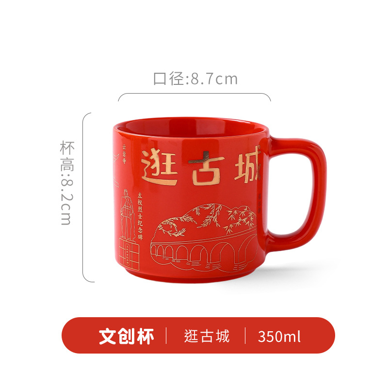 Explorez la ville antique (tasse nue, hors éléments décoratifs)