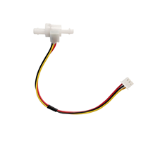 Zenvansz ZV-HZ06K Sensor Aliran Air Presisi Tinggi Linear Hall Effect Food-grade POM, Input 5V Output Pulsa, Untuk Rumah Tangga
