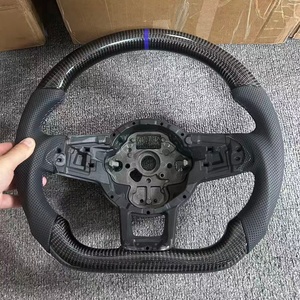 Volante in Vera Fibra di Carbonio per Volkswagen MK7 MK6 MK5 <span class=keywords><strong>Golf</strong></span> R GTI GTS GTD GTE Polo GTI <span class=keywords><strong>Golf</strong></span> 7 <span class=keywords><strong>Golf</strong></span> <span class=keywords><strong>6</strong></span> <span class=keywords><strong>Accessori</strong></span> Auto - Product Image 1