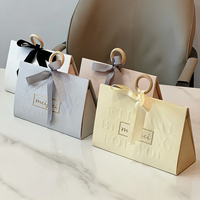 Sacs en papier personnalisés de luxe, vente chaude, ensemble d'emballage de bijoux haut de gamme avec sac et boîte, sacs en papier sur mesure