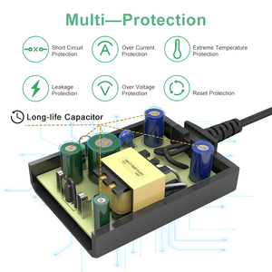 Adaptateur électrique universel ca/<span class=keywords><strong>DC</strong></span>, sortie unique <span class=keywords><strong>9v</strong></span>, <span class=keywords><strong>100ma</strong></span>, 0,1 a, 0,2 a, 2,5 a, chargeur - Product Image 3