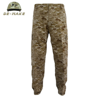 Ensemble uniforme tactique unisexe en polyester/coton Rip-Stop camouflage Multicam ACU