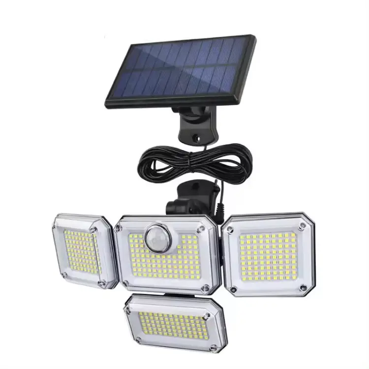 Solar Garden Lights Outdoor Waterproof Led Motion Sensor Wall Light Rechargeable Lamp LED Solar Light With PIR Sensor